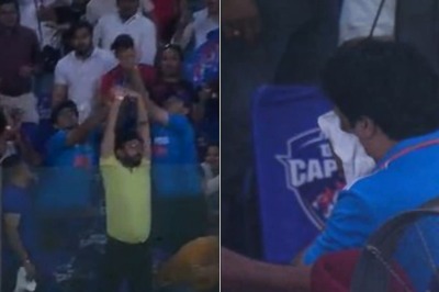 Injured Fan Taken for First Aid After Tim David's Six Hits Him in the Face During DC vs MI Game