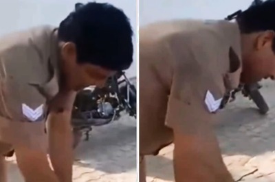 Watch: UP Cop Performs CPR On Baby Monkey Who Fainted Due To Severe Heat