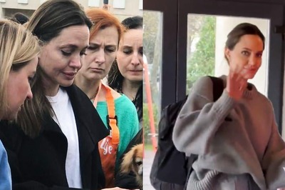 Angelina Jolie Makes Surprise Ukraine Visit, Shares Lunch With Refugees, Meets Kids at Hospital; Pics