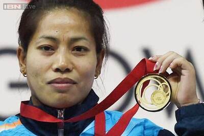 CWG 2014: Weightlifter Sanjita Khumukcham wins India's first Gold in Glasgow