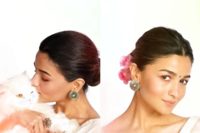 Alia Bhatt's Furry Friend 'Edward Bhai' Joins Her During Gangubai Kathiawadi Promotions, See Pic