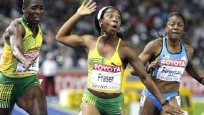 Fraser wins 100m gold, four in row for Bekele
