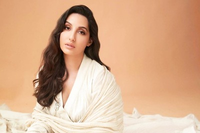 Nora Fatehi Looks Elegant in This Ivory Anarkali by Rohit Bal; See Pics
