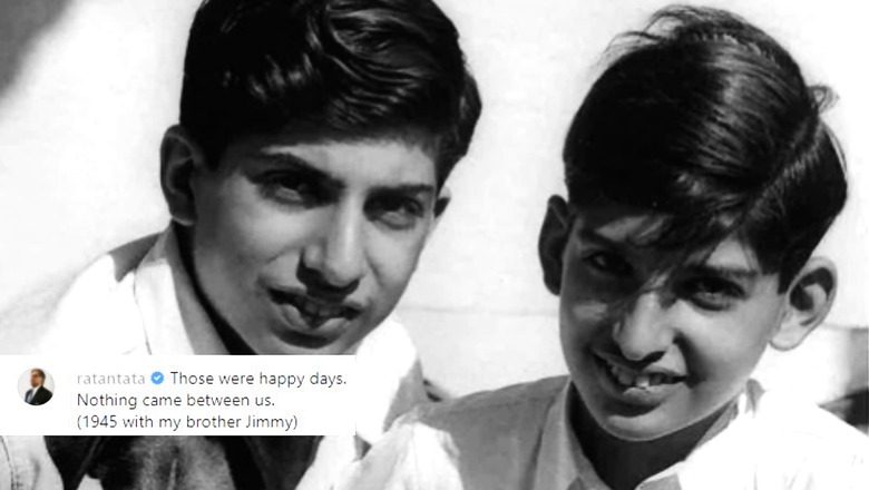 Ratan Tata's 'Happy Days' Throwback Pic With Brother Jimmy from 1945 is Pure Love