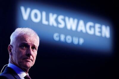 Volkswagen CEO Matthias Mueller Vows to be 'Part of Solution' on Diesel