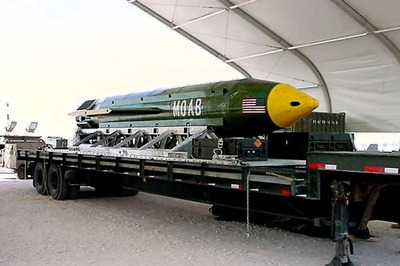 US Bombards ISIS Dens in Afghanistan With Largest Non-nuclear Bomb