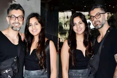 Dalljiet Kaur’s Fiancé Nikhil Patel Keeps Her Close During First Public Appearance Ahead of Wedding