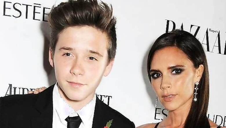 David and Vioctoria Beckham's son makes his modelling debut