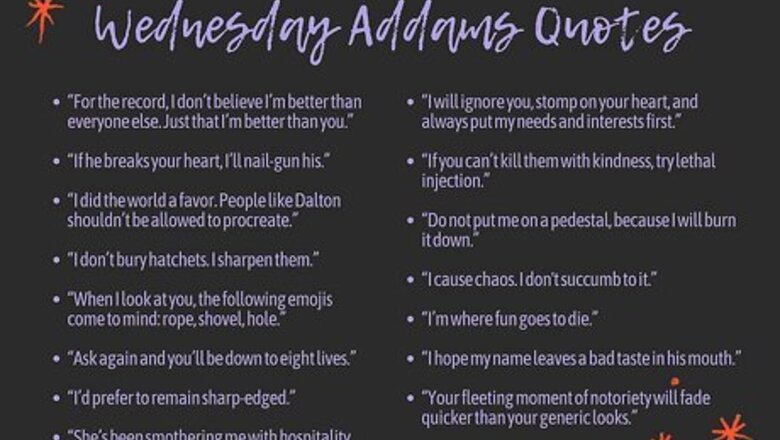 The Snarkiest Wednesday Addams Quotes from the Hit Series