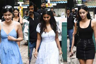 BFFs Suhana Khan, Shanaya Kapoor and Ananya Panday Step Out For A Lunch Date In Town, Video Goes Viral
