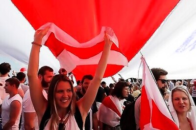 Lukashenko says he is ready to share power in Belarus as protests mount