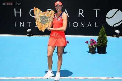 Garbine Muguruza wins 1st WTA singles tournament