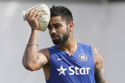 Captain Virat Kohli Cuts Special '500th Test' Cake in Kanpur
