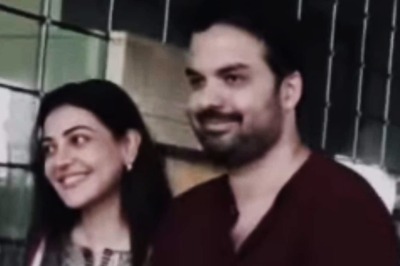 Kajal Aggarwal Reveals Son Neil Kitchlu's Face As Paps Click Them At The Airport, Watch Video