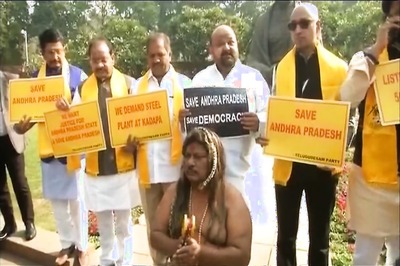 Watch: TDP MP Siva Prasad's 'Tantrik' Protest for Andhra Package