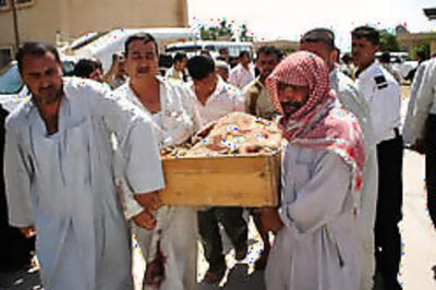 1,398 civilians killed in Baghdad in May