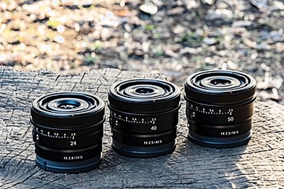 Sony G Lenses Get 24mm, 40mm and 50mm Models in India After Last Week's 50mm f/1.2 G Master