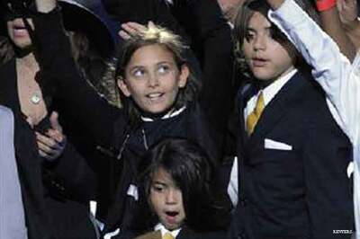 Michael Jackson kids start school for first time