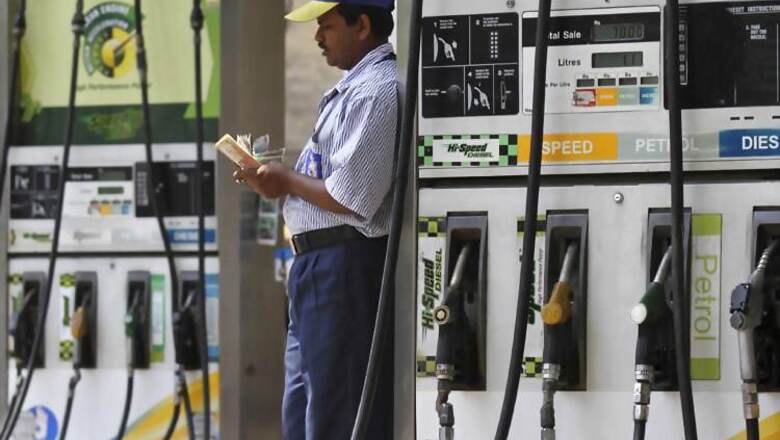 Petrol price hiked by 64 paise; diesel cut by Rs 1.35
