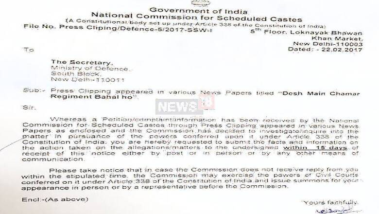 SC Commission Asks Defence Secretary Why 'Chamar Regiment' Shouldn't be reinstated