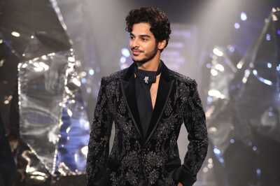 Ishaan Khatter Ditches The Shirt; Slays in RGRK’s 3D Embroidered Velvet Tuxedo At ICW 2023