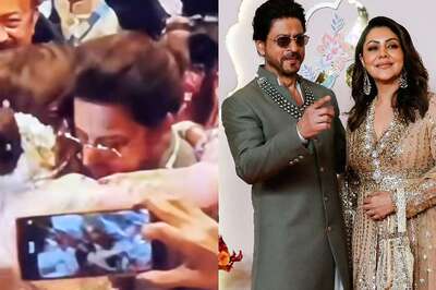 Shah Rukh Khan Does His Signature Pathaan Moves, Shakes A Leg With Nita And Mukesh Ambani | Watch