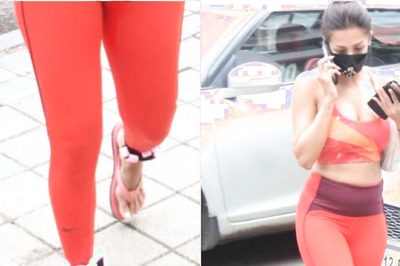 Malaika Arora Steps Out in Athleisure, Gear on Her Ankles Catches Attention