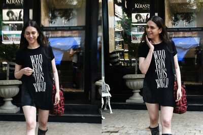 Aditi Rao Hydari Makes A Bold Appearance In Black As She Steps Out Of A Salon In Town, Pics Go Viral