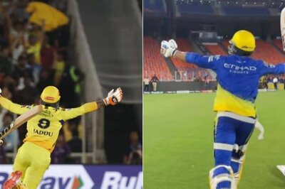 Ravindra Jadeja Recreates Winning Moment Of IPL 2023 As CSK Return To Ahmedabad: WATCH