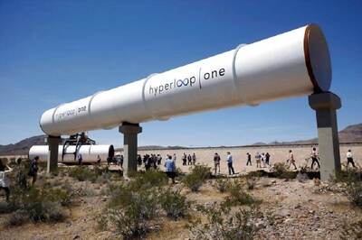 Hyperloop One Reveals First Images of Nevada Desert Development Site 'DevLoop' at Middle East Rail