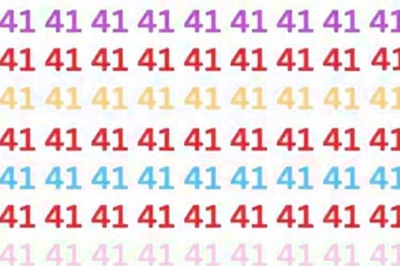 Optical Illusion: Spot The Odd One Out Number In This Image In 10 Seconds