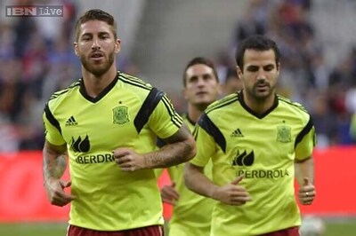 Cesc Fabregas, Sergio Ramos bury hatchet in Spain commitment spat
