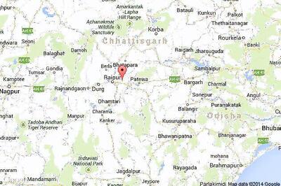 AAP stages demonstration outside Chhattisgarh Assembly