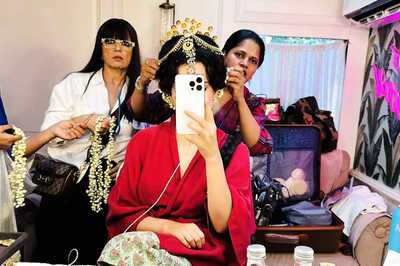 Kangana Ranaut Shares Glimpses Of Her ‘Dramatic Look’ From Chandramukhi 2, See Pics