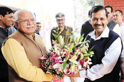 Kejriwal-Khattar Meeting Will Serve no Purpose, Say Congress, INLD