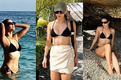 Triptii Dimri In Black Bikini Top And Wrap-Around Skirt Is Too Hot To Handle