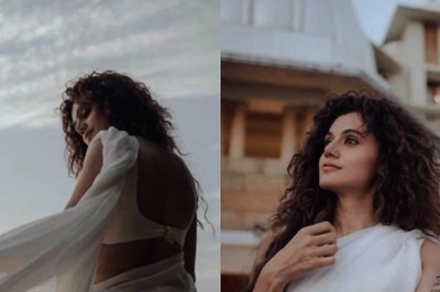 Taapsee Pannu Looks Like A Vision In A White Saree As She Drops New Photos, Fans Call Her ‘Gorgeous’