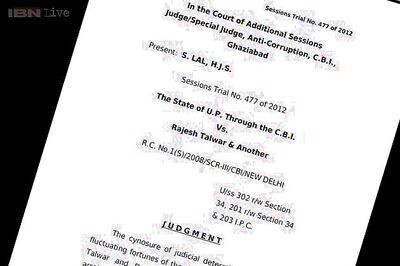 Aarushi-Hemraj murder case: Full text of CBI court judgment convicting Rajesh and Nupur Talwar