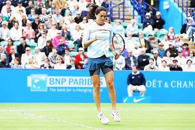 US qualifier Hampton upsets Wozniacki in England
