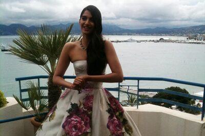 Snapshot: Sonam flaunts a voluminous gown at Cannes