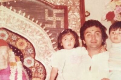 Riddhima Kapoor's Throwback Pic With Ranbir Kapoor, Dad Rishi Seeking Sai Baba's Blessings Goes Viral
