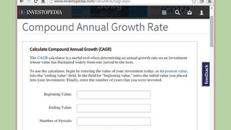 How to Calculate Compounded Annual Growth Rate