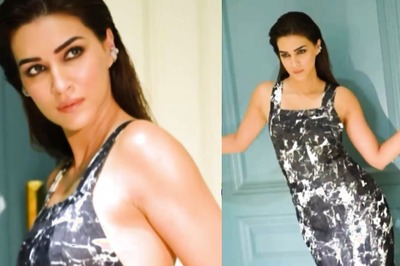 Kriti Sanon's Tie-Dye Monochrome Gown Is The Perfect Blend Of Style And Comfort