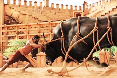 Watch: How the epic bull fight scene featuring Rana Daggubati in 'Baahubali' was actually shot