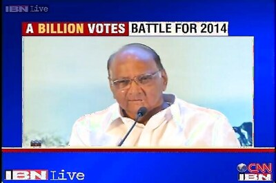 I am not in race for PM's post, says Sharad Pawar