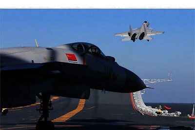 Taiwan Keeps Close Eye on China's Aircraft Carrier as it Passes by