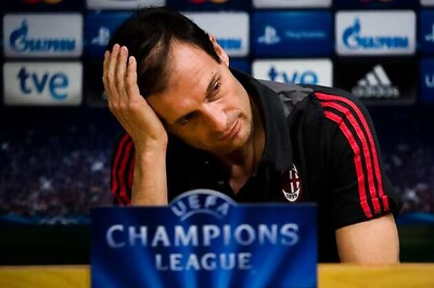 Milan coach Allegri rues missed chances against Barca