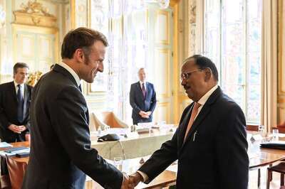 NSA Doval Calls on French President Macron, Conveys PM Modi's Greetings