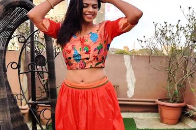 Rutuja Bagwe Looks Like a Vision in Orange Co-ord Set