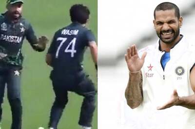 Watch: Shikhar Dhawan Trolls Pakistan for Poor Fielding During World Cup Warm-up, Calls it 'Never-ending Love Story'